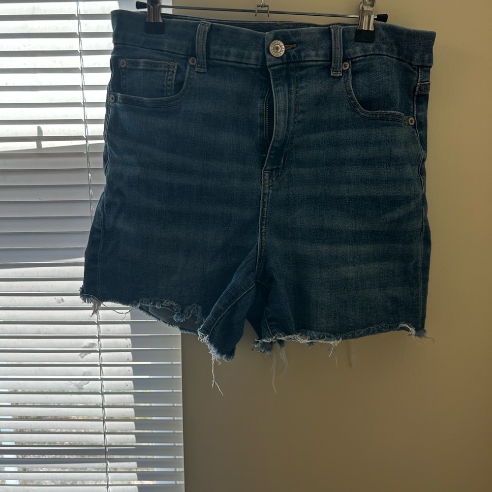 American Eagle Outfitters Dark Blue Jean Shorts